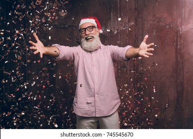 happy modern santa wants to hug you christmas and new year party with santa in - All I Want For Christmas Is You Original Artist happy modern santa wants to hug you christmas and new year party with santa in - All I Want For Christmas Is You Original Artist