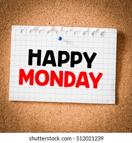 Happy Monday Sticky Note Happy Monday Stock Photo 512021239 | Shutterstock