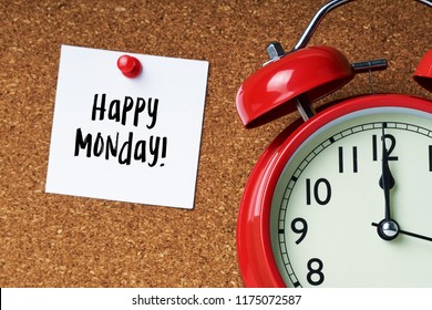 Happy Monday Text Written On Sticky Stock Photo 1175072587 | Shutterstock