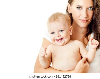 Happy Mother With Baby