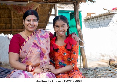 Happy Mother Her Daughter Village Stock Photo 1903427908 | Shutterstock