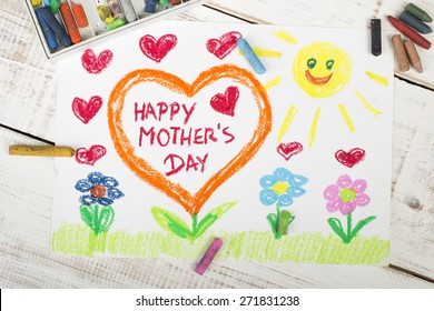 Mother Day Drawing Stock Photos Images Photography Shutterstock