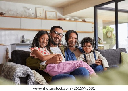 Similar – Image, Stock Photo brotherly love children