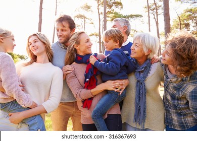 Happy multi-generation family in the countryside - Powered by Shutterstock