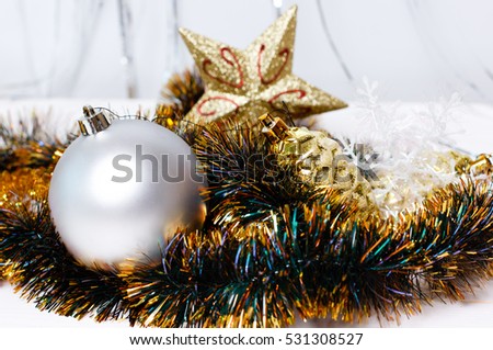 white and gold christmas ornaments on white background merry christmas - White And Gold Christmas Ornaments white and gold christmas ornaments on white background merry christmas - White And Gold Christmas Ornaments