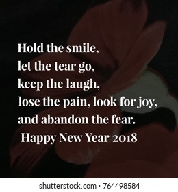 Happy New Year 2018 Quote And Saying