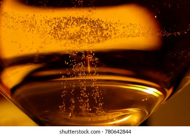 Happy New Year with golden bubbles of fine champagne  - Shutterstock ID 780642844