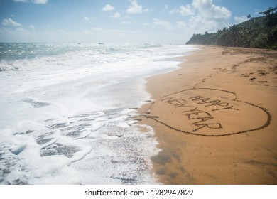 HAPPY NEW YEAR - Puerto Rico - Playa El Cocal - Shutterstock ID 1282947829