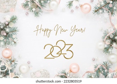 Happy New Year welcome 2023 - Powered by Shutterstock