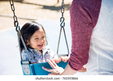 Mom Pushing Swing Stock Photos Images Photography Shutterstock