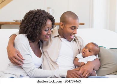 Happy Parents Spending Time Baby On Stock Photo Edit Now