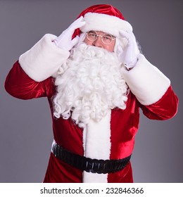 Happy Santa Claus Shows Gesture On Stock Photo 232846366 | Shutterstock