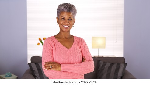 Happy Senior African Woman