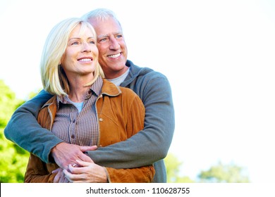 Happy Senior Couple Having A Fun Together.