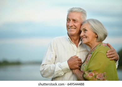 Happy Senior Couple Outdoors