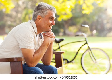 happy senior man relaxing at the park - Powered by Shutterstock