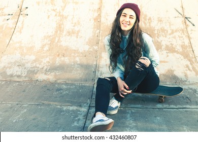 Skater Girl Images Stock Photos Vectors Shutterstock