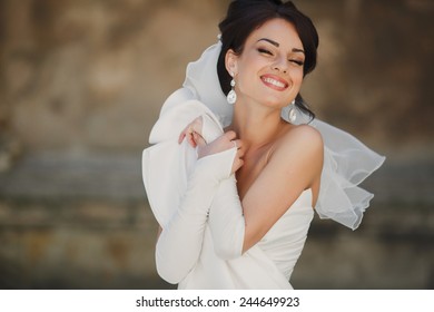 Happy Smiling Bride