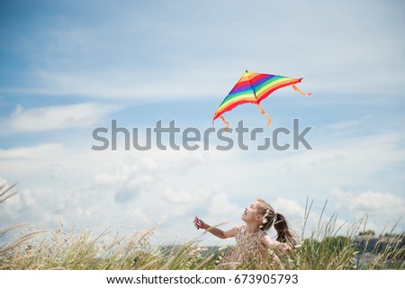 Similar – Image, Stock Photo Father and son playing in the park