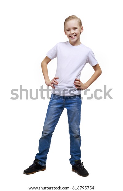 Happy Smiling Nine Years Old Boy Stock Photo (Edit Now) 616795754