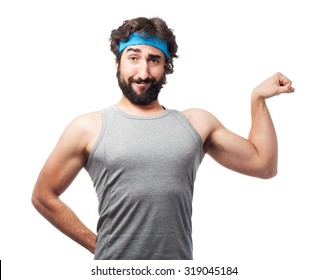 Strong Man Pose Images Stock Photos Vectors Shutterstock