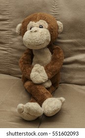 Happy Stuffed Monkey