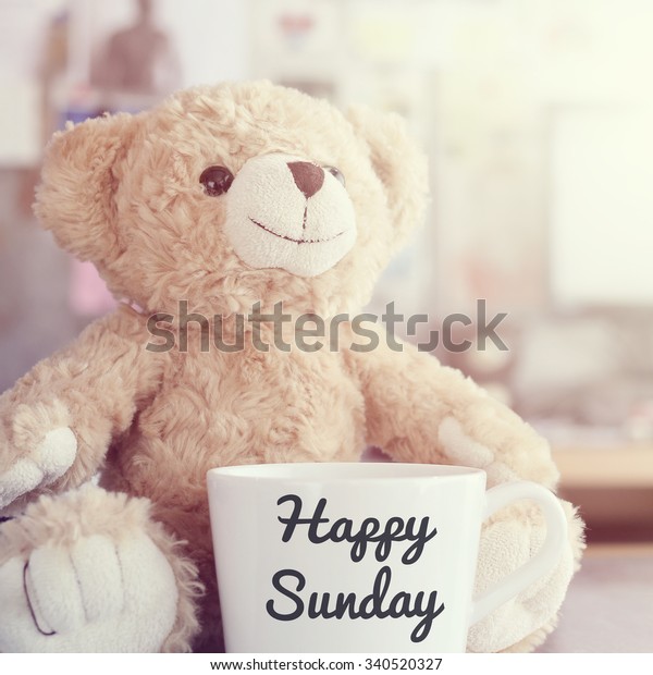 happy sunday teddy bear