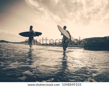 Similar – Image, Stock Photo angel of the waters Woman