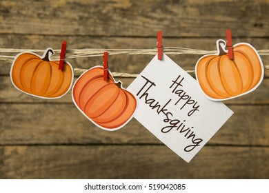 Happy Thanksgiving greeting card or background.  - Shutterstock ID 519042085