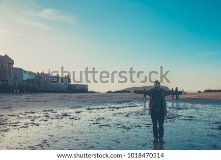 Similar – Image, Stock Photo Saint-Malo in Brittany