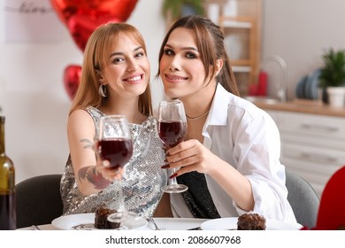 Happy Transgender Couple Celebrating Valentines Day Stock Photo Happy Transgender Couple Celebrating Valentines Day Stock Photo