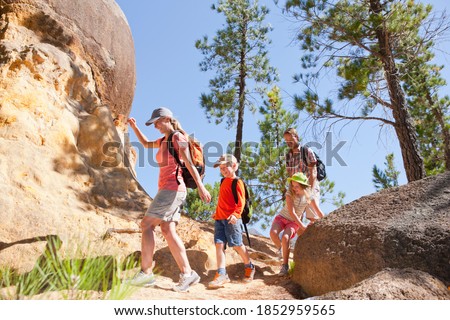 Similar – Image, Stock Photo hiking day Environment