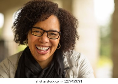 Happy Woman Smiling