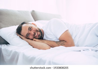 White men in bed