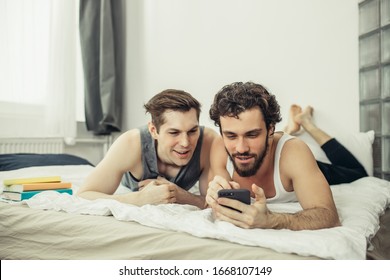 women watching gay men video