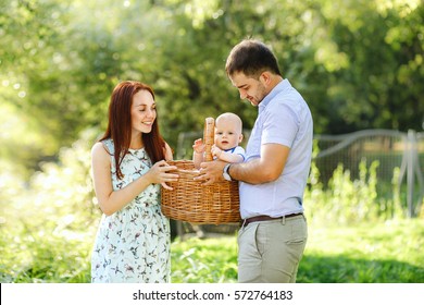 Happy Young Family Spending Time Together Stock Photo 572764