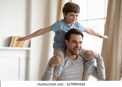 1,513 Child Enjoying Ride On Father Back Images, Stock Photos & Vectors ...