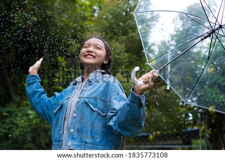 Similar – Image, Stock Photo by the rain Lifestyle