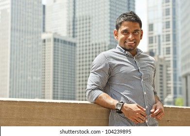 A Happy Young Indian Man From Malaysia.