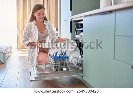 Similar – Image, Stock Photo dishwashing service Rinse