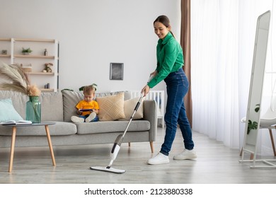 2,759 Mother mopping Images, Stock Photos & Vectors | Shutterstock