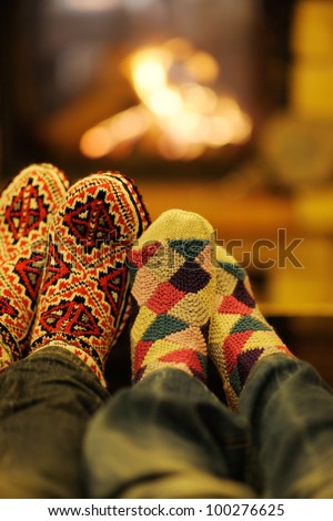 Similar – Image, Stock Photo female legs in front of blue garbage bag