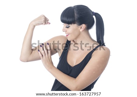 Happy Young Woman Posing