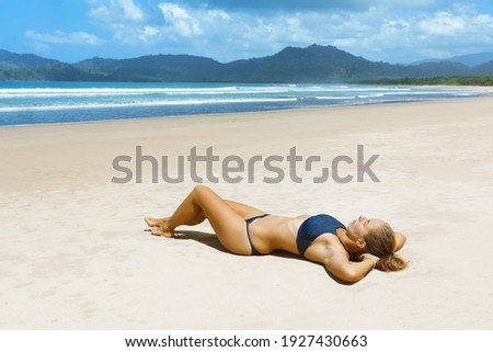 Similar – Image, Stock Photo in the hammock Lifestyle