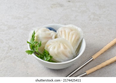 Har Gow Or Haukau Or Hakao Is A Cantonese Dumpling Made From Wheat Starch, Tapioca Starch, Shrimp, Cooked Pork Fat, Bamboo Shoots, Scallions, Cornstarch, Sesame Oil, Soy Sauce, Sugar, And Other Season