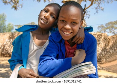 HARAR - ETHIOPIA - AFRICA,  DECEMBER 25, 2015: Unidentified young Muslim school boys after school in Harar, Ethiopia, Africa