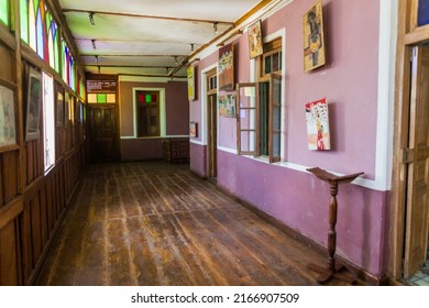 HARAR, ETHIOPIA - APRIL 8, 2019: Interior of Arthur Rimbaud Center in Harar, Ethiopia
