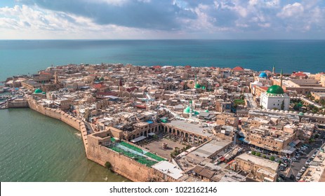 Harbor Of Acre In Israel