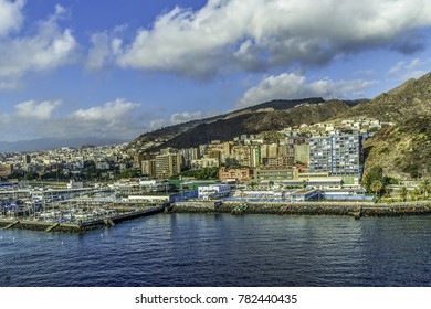 Harbor Area In The Island Of Tenerife In The Canary Islands, One Of The Eight Regions With Special Consideration Of Historical Nationality Recognized As Such By The Spanish Government.