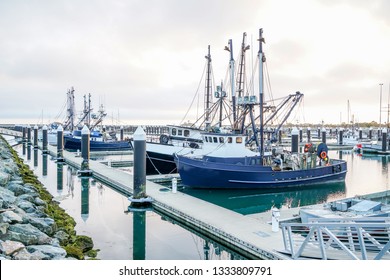 A Harbor In Crescent City California.